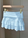 Falda Short Azul Bebé con Volantes — vista adicional 1