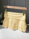 Falda Short Amarilla con Volantes — vista adicional 2
