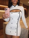 Vestido Mini Blanco de Mucama — vista adicional 4