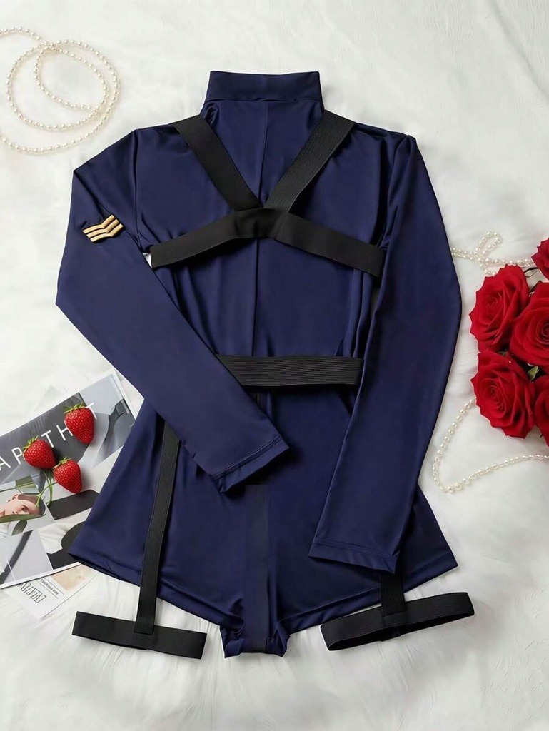 Disfraz de Policía Azul 2PCS — vista adicional 1