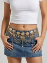 Set 2PCS de Cadenas de Cintura Doradas con Margaritas — vista adicional 2