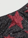 Mini Short Rojo con Lentejuelas de Estrellas — gallery 2