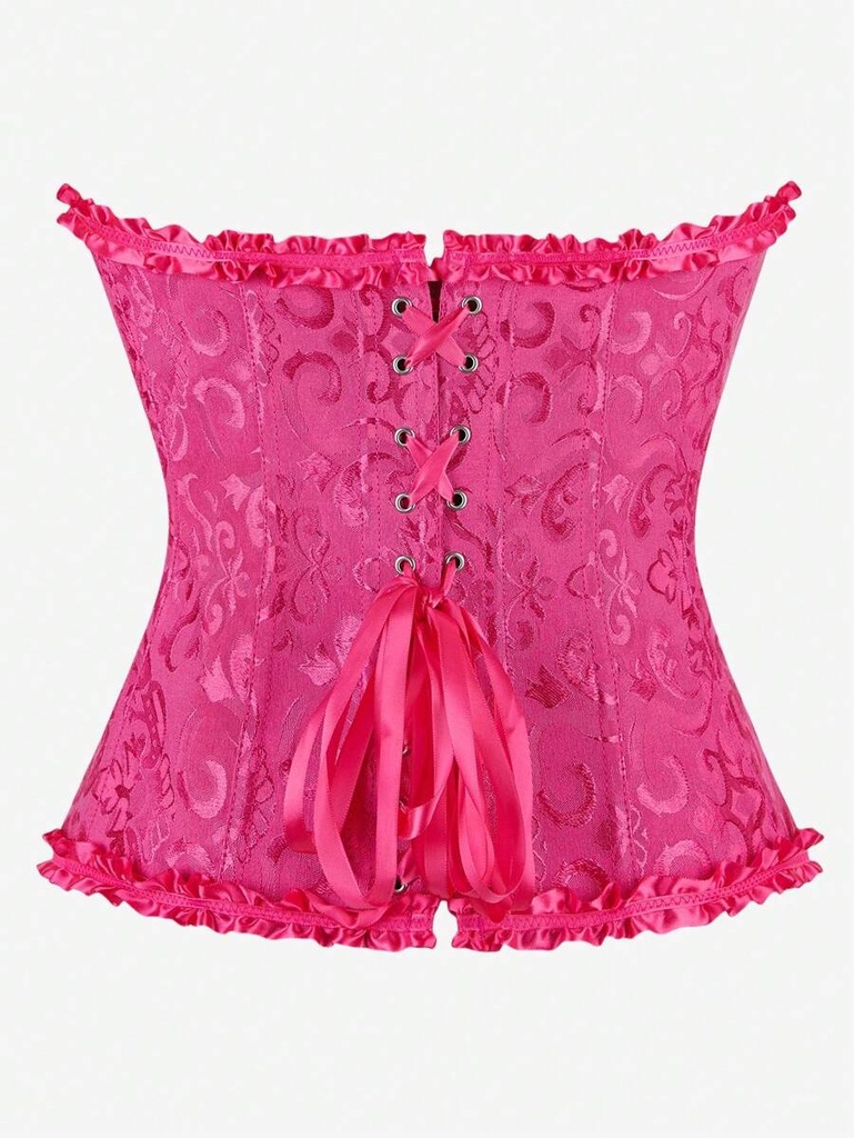 Corset Rosa Fucsia con Volantes — gallery 2