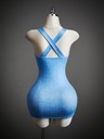 Disfraz Amplova de Vestido a Rayas y Top Corto — gallery 2
