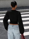 Blusa Negra de Manga Murciélago — vista 1