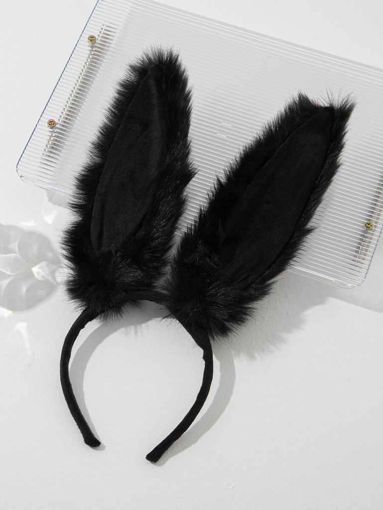 Diadema Negra de Orejas de Conejo — vista 1