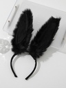 Diadema Negra de Orejas de Conejo — vista 1