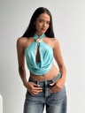 Top Multicolor Halter Cruzado — vista 5