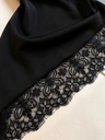 Top Negro Halter con Encaje — vista 5