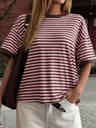 Camiseta Rosa a Rayas — vista 5