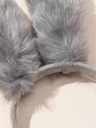Diadema Gris de Orejas de Conejo — vista 3
