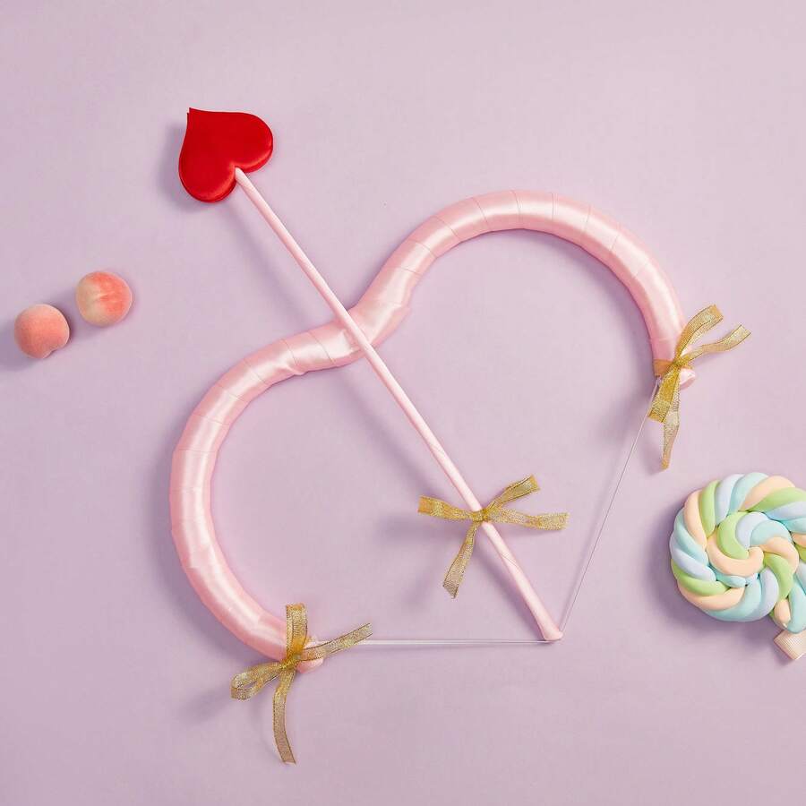Set de Arco y Flecha de Cupido Coral — vista 2