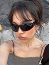 Lentes Envolventes Negros Y2K — vista adicional 1