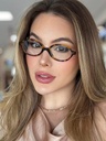 Lentes Ovalados Estampado Leopardo — vista adicional 2