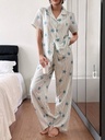 Pijama de Estrellas Azules con Rayas — vista 3