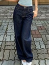 Jeans Azul Oscuro de Pierna Ancha — vista 2