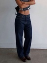 Jeans Azul Oscuro de Pierna Ancha — vista 3