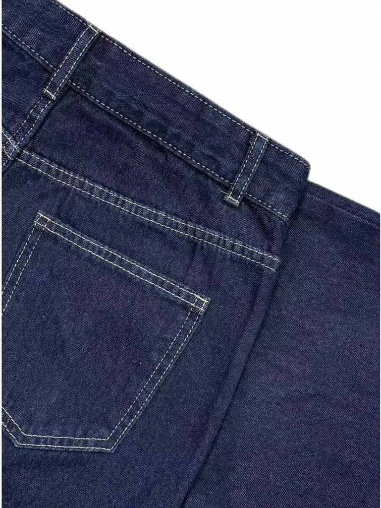 Jeans Azul Oscuro de Pierna Ancha — vista 6