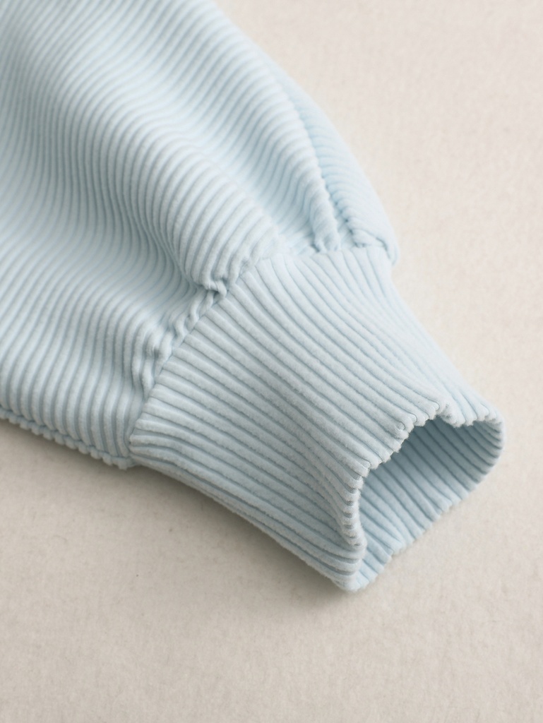 Blusa Azul Bebé Cruzada de Cuello V — vista 2