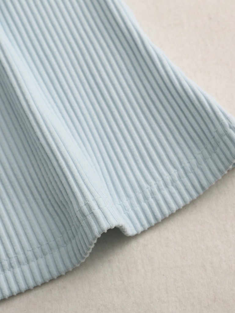 Blusa Azul Bebé Cruzada de Cuello V — vista 4