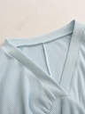 Blusa Azul Bebé Cruzada de Cuello V — vista 6