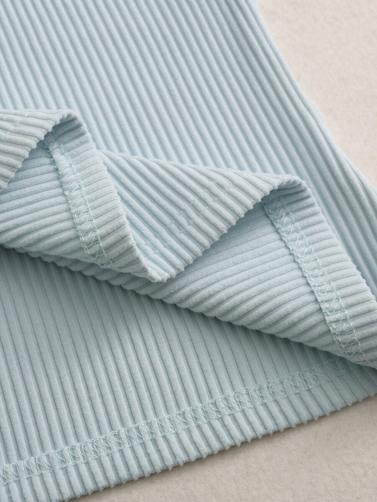 Blusa Azul Bebé Cruzada de Cuello V — vista 7