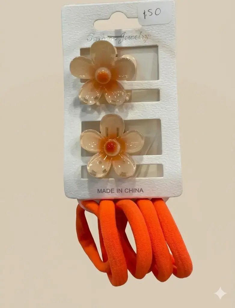Pinzas de Flor con Ligas