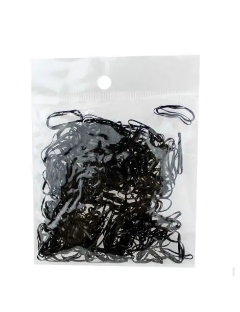 Caja 1000PCS Ligas Latex Negras 