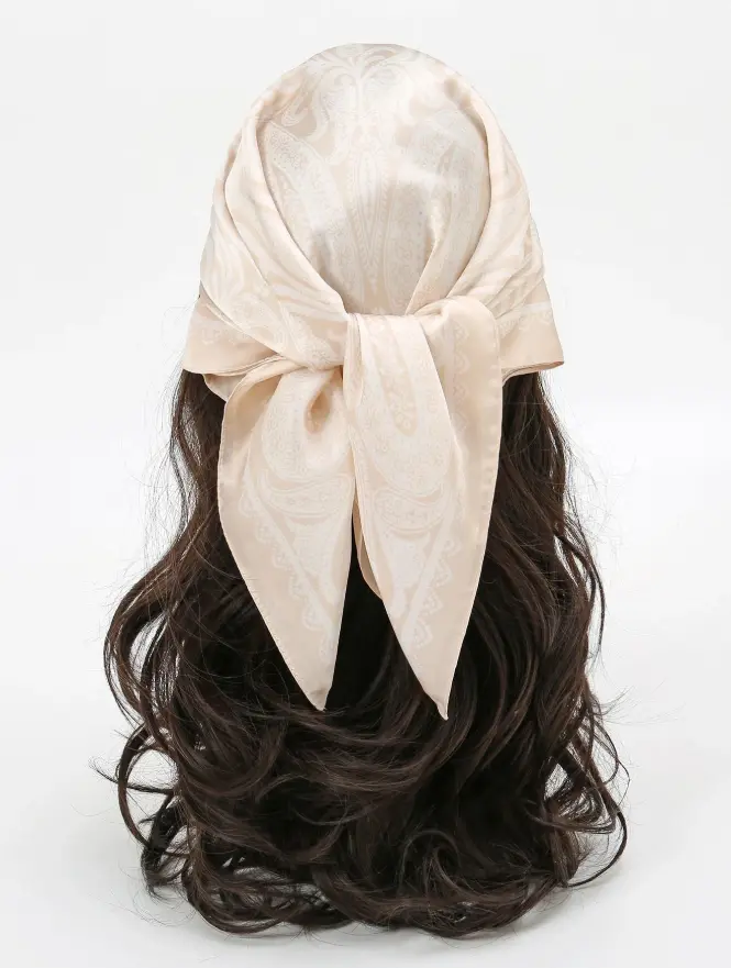 Paliacate Beige de Seda 