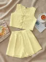 Conjunto Amarillo de Short 