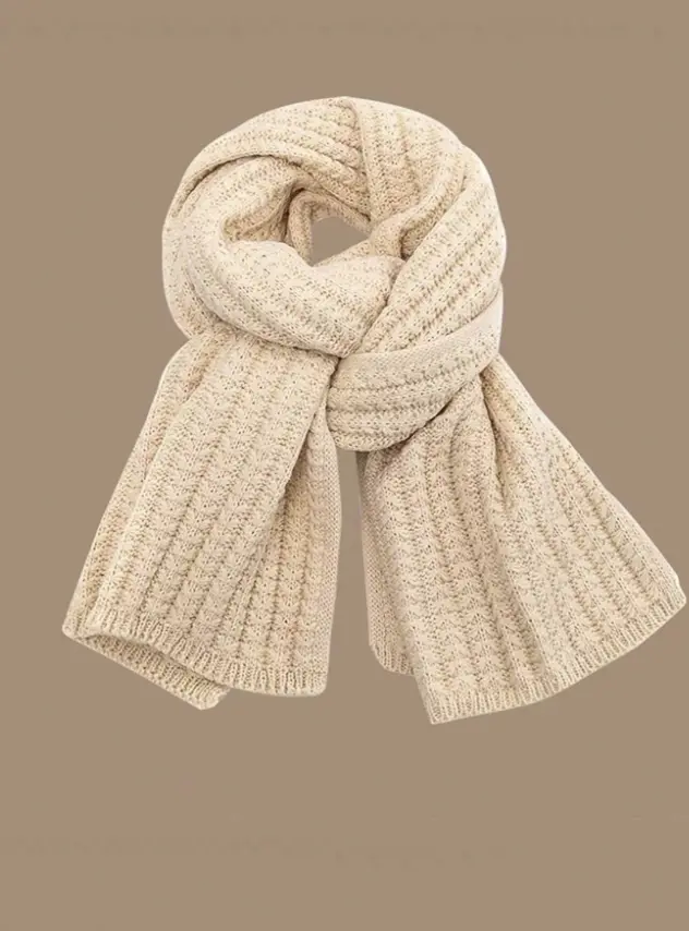 Bufanda Tejida Basica 