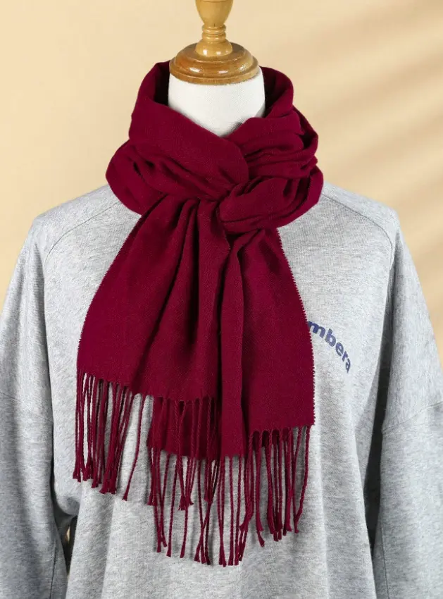 Bufanda Vino Basica 