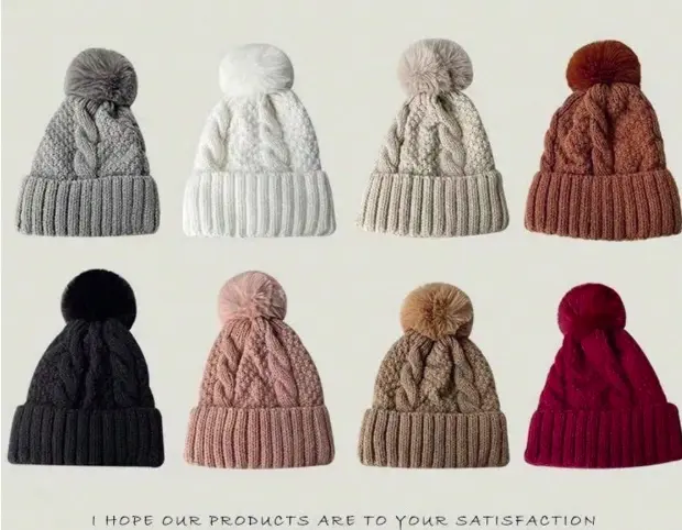 Gorros Tejidos de Invierno 