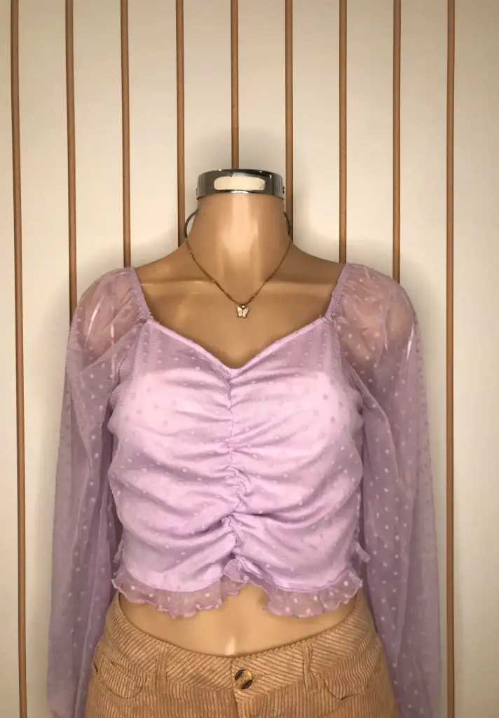 Blusa con Transparencia