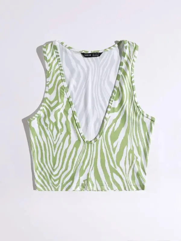Blusa Top Zebra