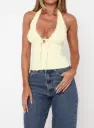 Blusa con Escote Encaje