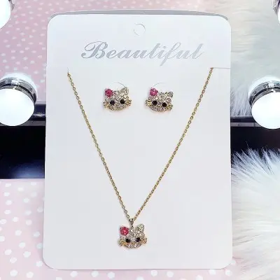 Collar con Aretes 01090