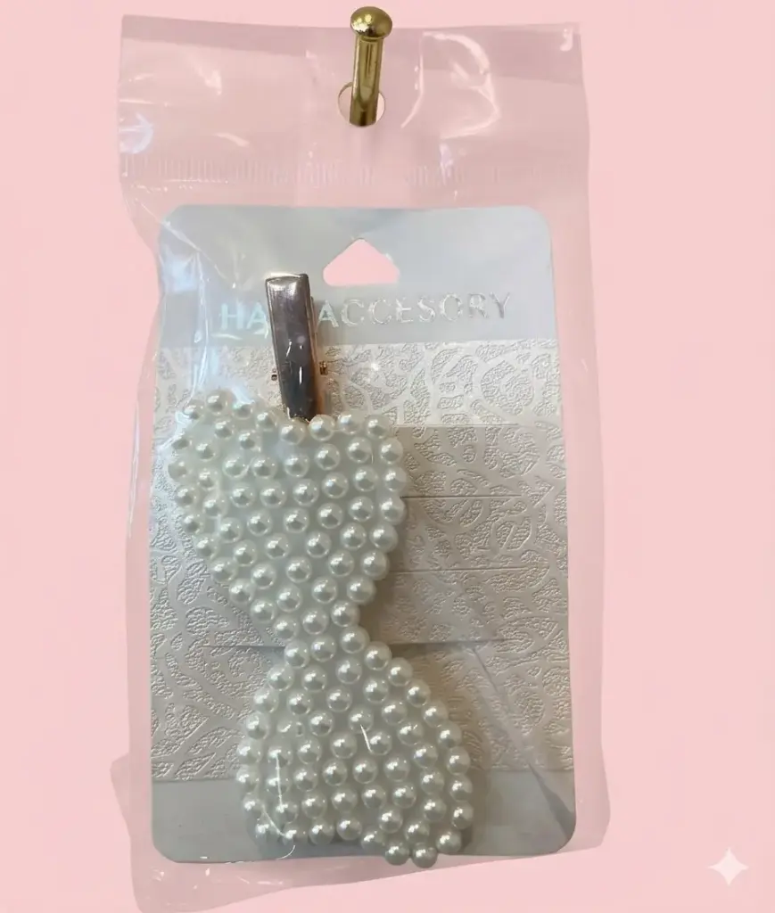 Broche Perlas Cabello
