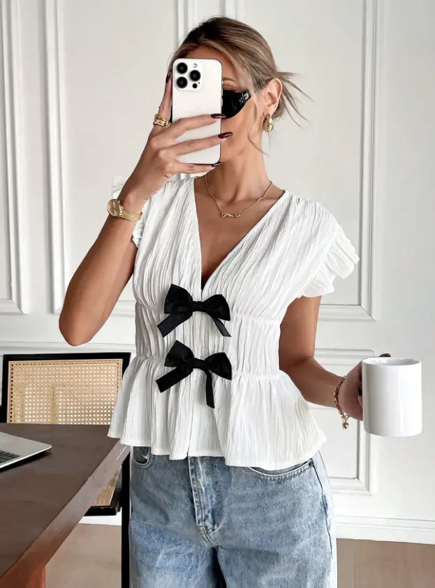Blusa con Moños