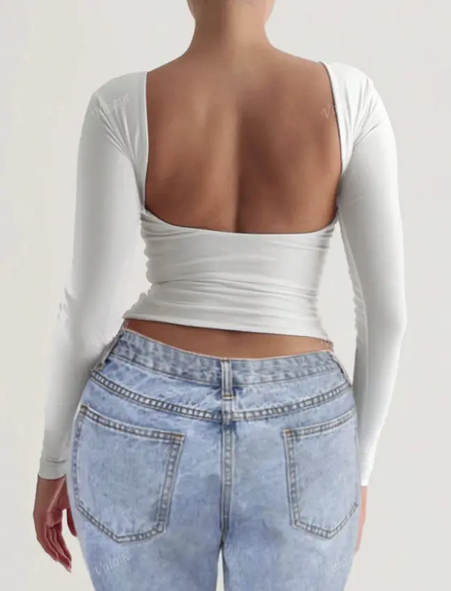 Blusa Espalda Abierta