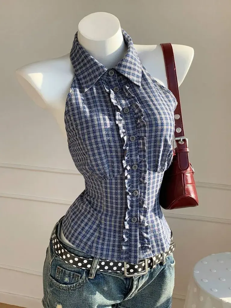 Blusa Cuello Halter