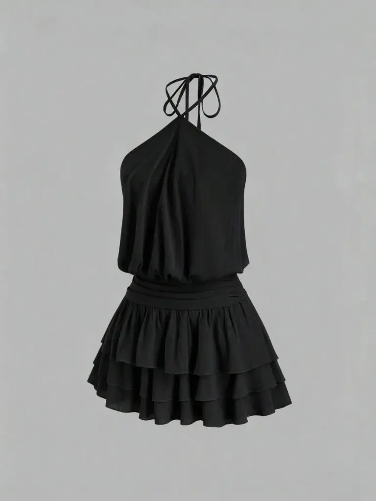 Vestido Negro Holgado 