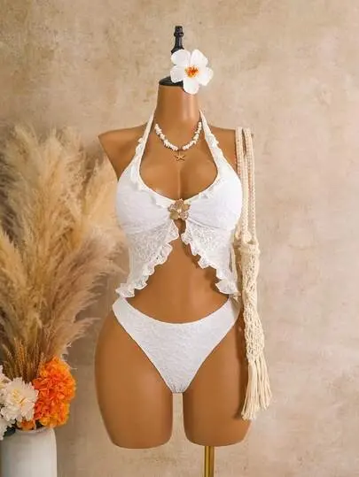 Tankini 2PCS Blanco