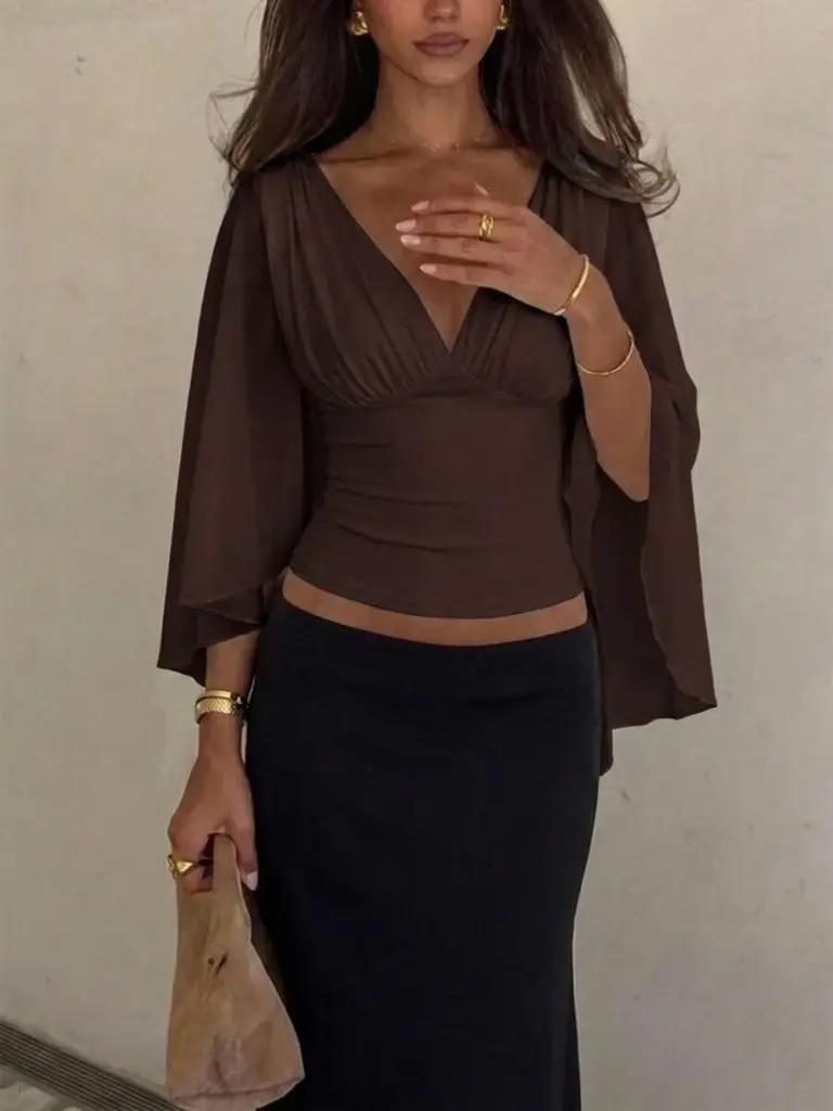 Blusa Sirena Cafe
