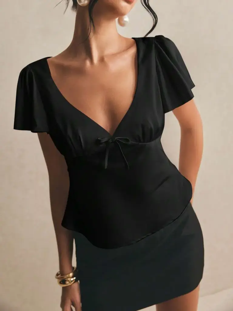 Blusa Apricot Satin 