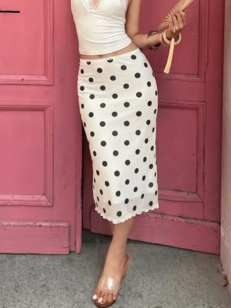 Falda de Puntos