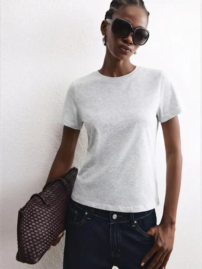 Blusa Basica Gris