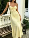 Vestido Amarillo Largo