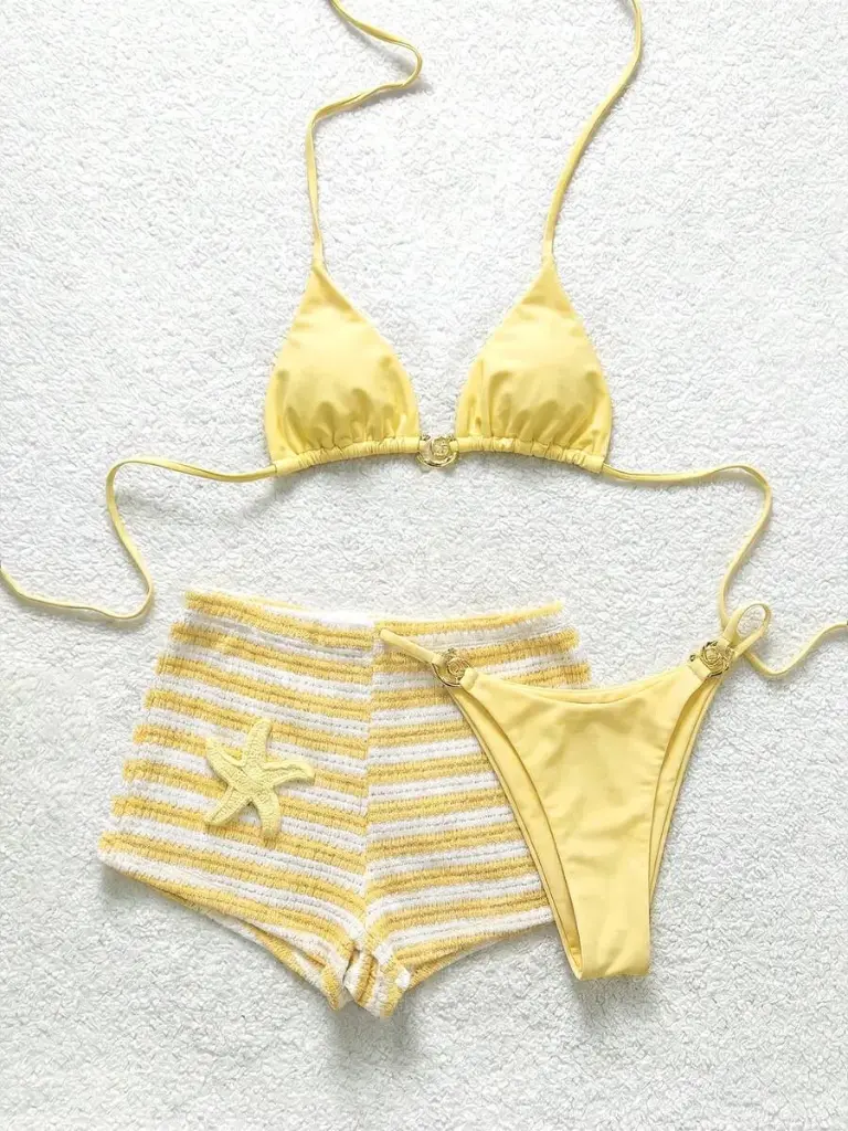 Bikini Amarillo 3PCS 