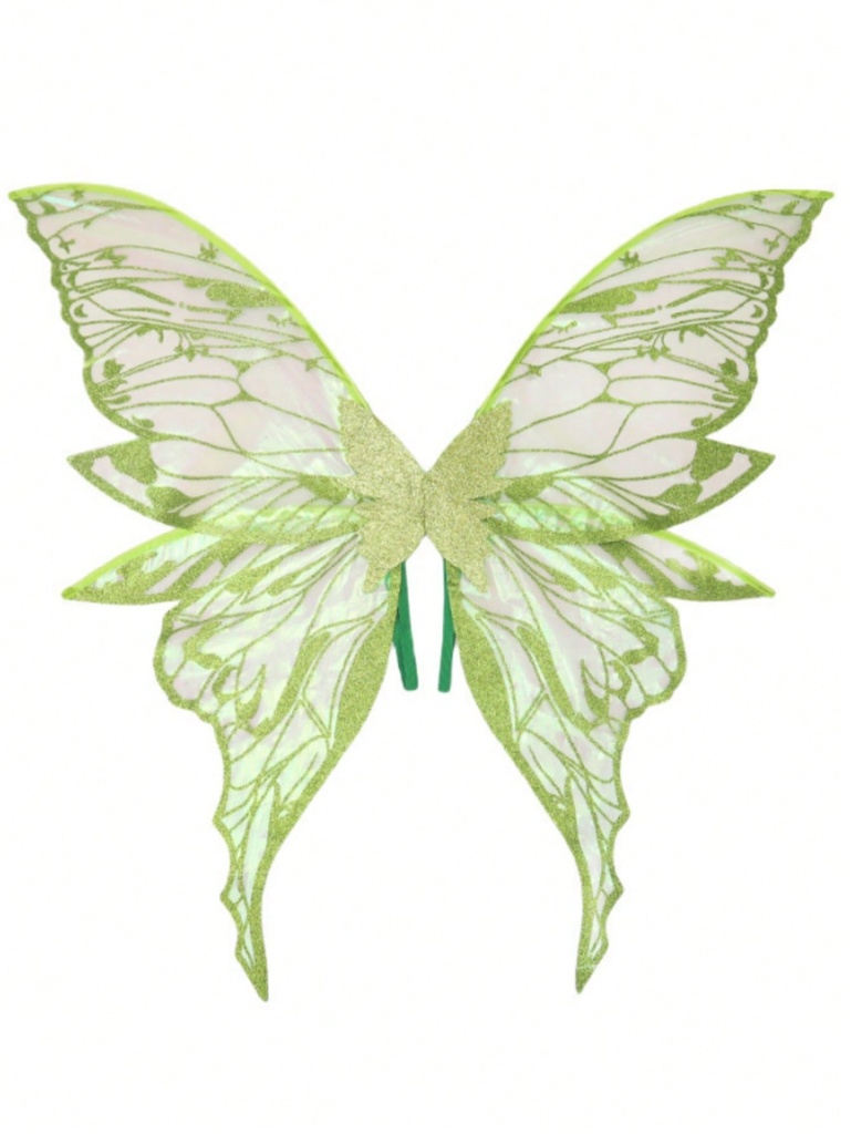 Alas de Mariposa Verdes de Cuatro Hojas